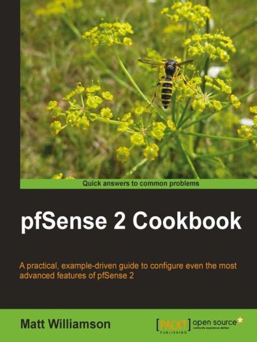 Title details for pfSense 2 Cookbook by Matt Williamson - Available